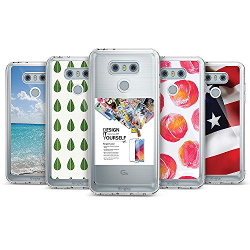 Ringke Funda LG G6   G6 Plus  Fusion  Protector de TPU con Parte Posterior Transparente de PC  Protecci  n contra ca  das  Carcasa Protectora biselada - Transparente Clear