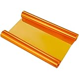 VOYAGO Scheinwerfer-Folie Gelb 30 * 120cm, Wasserdicht Auto Scheinwerfer Folie Tönungsfolie Nebelscheinwerfer (Orange)