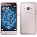 Produktbild PhoneNatic Case für Samsung Galaxy J1 (2016) J120 Hülle Silikon rosa 360° Fullbody Case