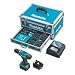 Produktbild Makita Akku-Schlagbohrschrauber-Set DHP453RYX2 Alukoffer inkl 96-tlg Zubehör 18V 1,5Ah