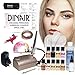 Dinair Personal Pro Airbrush make up Kit with Fair/Light makeup set Airbrush Makeup Kit | 8pc Foundation Set | New Digital Pro compressor | Pro Dinair CX Airbrush | Stencils | Cleaner | Full UK Warranty