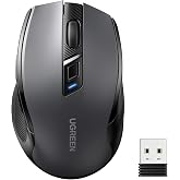Ugreen Dual Mode 2.4GHz Kablosuz ve Bluetooth 4000DPI Sessiz Optik Mouse