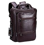 VIDENG POLO leder Rucksack Klassische Vintage Kreuzkörper...