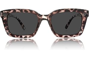 JiSoo Reading Glasses Women/Men Oversized Readers, Ladies Reading Glasses Large Frame