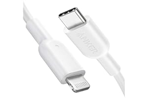 ‎ANKER Anker PowerLine II USB C Lightning Kabel, USB C auf Lightning Ladekabel 90cm MFi-Zertifiziert, Schnellladekabel für iPhone 14/13/12/11 Serie, für Typ-C Ladegeräte, Unterstützt Power Delivery (Weiß)