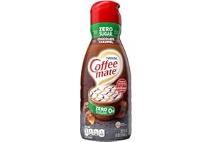 GROCERIESRUS Coffee mate Chocolate Caramel Sugar Free Liquid Coffee Creamer - 32 fl oz (946ml)