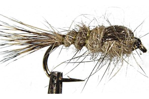 4 x Mouche Nymphe OREILLE LIEVRE pour pêche à la truite
