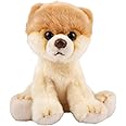 Suki Gifts 12131 Realistic Pomeranian Dwarf Pointed Cuddly Toy, Multi-Colour