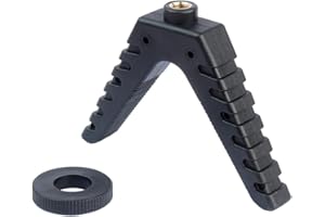 HOUSON V-Typ Gewehrauflage Stativ Dreibein, Pistolenauflage Stick Schießstativ Vorderschaftauflage M6 Kamera Schraube Adapter Gun Rest