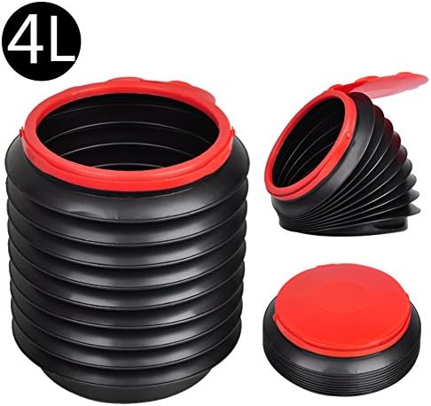 mini magic barrel/Retractable car trash can with lid/ car trash