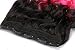 Neverland Beauty 55cm One Piece Clip in Triple Ombre Three Tone Synthetic Curly Wavy Hair Extensions Brown Black to Rose Red to Pink