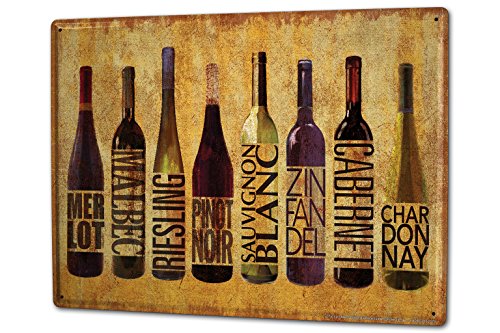 Blechschild XXL Bar Party Wein