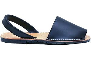 MaxMady Zapatos Menorquina Piel Cuero hecho en España Sandalia