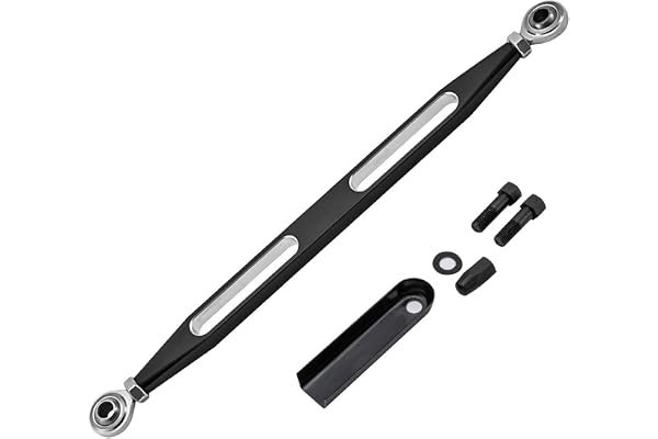 KATUR Moto CNC Liaison Shift pour Harley Davidson Electra Street Tour glisse Trikes 1980-2017 (Noir)