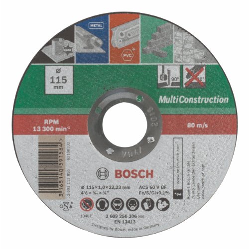 Bosch DIY Trennscheibe Multi Construction für Winkelschleifer, Ø 115 mm, gerade, ACS 60 V BF - 2