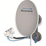 Maxview MXL026 Remora 40 Suction Mounted Portable Solid Satellite TV Dish Kit for Caravan, Motorhome, Truck, Boat and Horsebo