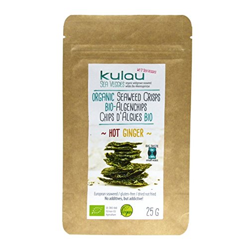 KULAU Snacks Bio-Algenchips Hot Ginger 25 g
