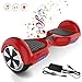 Produktbild 2WD Hoverboard 6.5 Elektroscooter selbst ausgewogene Roller 6,5 Zoll Elektroroller UL zertifiziert mit eingebautem Stereo Sound Bluetooth Lautsprecher (rot)