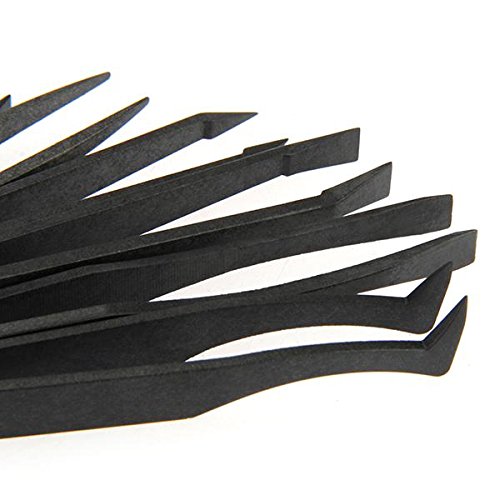 FACILLA® 7x Pinzetten Tweezer Set Anti-Statik Hartes Plastik Reparatur Werkzeug - 7