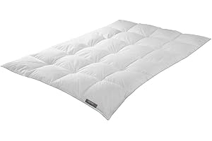 Badenia Trendline Comfort Daunendecke, warme Winterdecke mit 90% Daunen & 10% Federn der Klasse I, 135 x 200 cm, Down Pass geprüft & Öko-Tex zertifiziert, produziert nach deutschem Qualitätsstandard