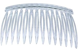 Lurrose Lot de 10 pinces à cheveux en plastique transparent pour femmes et femmes