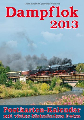 Dampflok 2013: Postkartenkalender