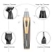 Nose Hair Trimmer, [Newest Version] 4 in 1 Rechargeable Nose Trimmer/Nose Ear Trimmer/Beard Trimmer/Sideburn Trimmer/Eyebrow Trimmer Stainless Steel&Water Resistant with Wet/Dry&Vacuum Cleaning System