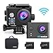 Produktbild Action Cam, WiMiUS Actioncam 4k WIFI Unterwasserkamera 40M 170 ° Weitwinkel Ultra HD Wasserdichte Sport Camera Helmkamera mit 2 Akkus und Transporttasche (L2-Schwarz)