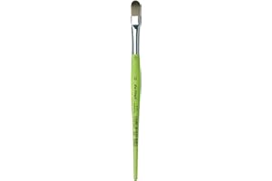 Da Vinci Série 375 Filbert Forme Brosse, 12, Fibre synthétique, Vert, 20 x 1.1 x 30 cm