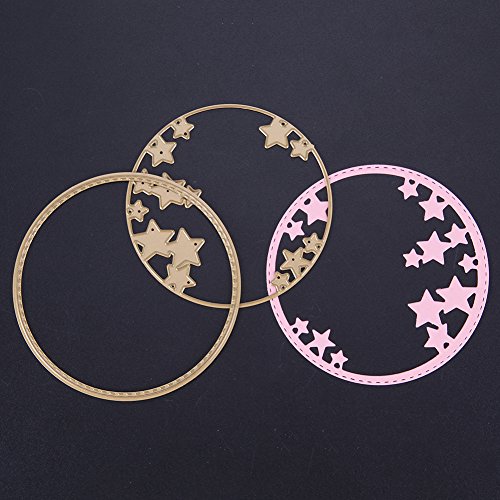 Amazingdeal365 2PCS Metall Form Stanzschablonen Schablonen Schneiden DIY Dekor Sammelalbum Karten Buchzeichen Lesezeichen als Geschenk für Freunde Geburtstag Kinder,Kindergarten Hobby Schule Handarbeit Unterricht usw. Ein tolles Geschenk! - 4
