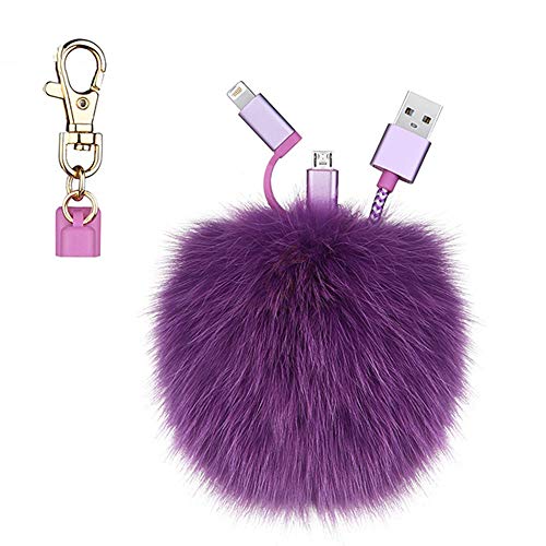 Keychain Charging Cable, Also Wsed As Emergency Charging Cable Compatible Iphones Ipad Smartphones Ssing Android And Type C,C