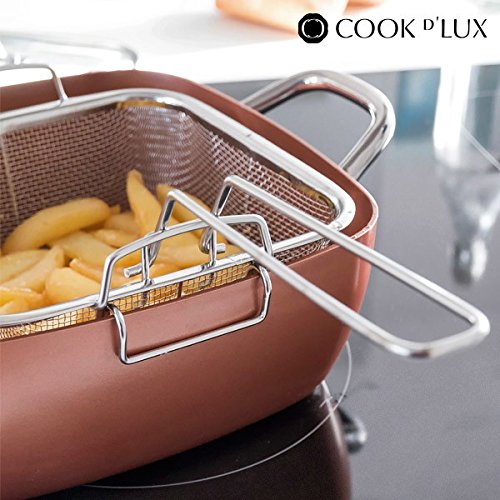 Poêle en Céramique avec Accessoires Multi·Cook D’Lux - 5