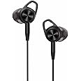 Texas Elements TT-EP002 Active Noise Cancelling Wired Earbuds in Ear Stereo Awareness Monitor Remote Earphones Wired Headset Black