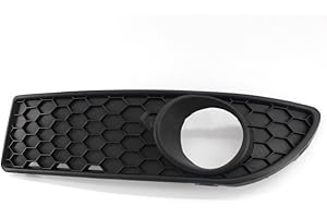 SZSS-CAR Left Side Front Lower Bumper Fog Light Cover Vent Grille Side Insert Grilles Compatible with VW Polo GTI 2006-2007 2008 2009