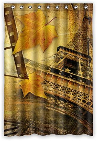120 cm x 183 cm (48 "x72") Bathroom Shower Curtain, Beautiful Maple Leaf Common Custom Designs, Home Life And Leisure Custom Shower Curtain