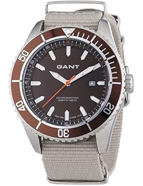 GANT Herren-Armbanduhr XL SEABROOK MILITARY Analog Quarz Nylon W70633