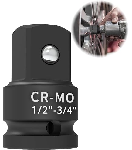 QUARKZMAN Presa a Impatto a 12 Punti da 42mm per Dado dell'Albero Metrico per Riparazioni Auto Facili da Rimuovere