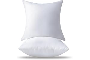 OTPIPCS 2er Set Kissenfüllung 40x40 cm - Hochwertige Innenkissen für Sofakissen, Dekokissen, Kopfkissen und Zierkissen - Atmungsaktive Füllung für Sofa, Couch und Wohnzimmer, weiße