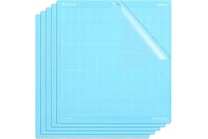 VIKDOOK Alfombrilla de corte para Cricut Maker 3/Maker/Explore 3/Air 2/Air/One 12X12 Variedad Grip de repuesto Adhesivo Luz Estándar Fuerte Alfombrilla de agarre para Cricut Accesorios