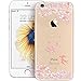 Price comparison product image Bestsky Cute iPhone SE 5S 5 Case with Free Tempered Glass Screen Protector, Ultra Thin Transparent Clear Soft TPU Cover Colorful Flexible Jelly Protective Case for Apple iPhone SE/5S/5 - Swallow Garden