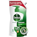 Dettol Liquid Handwash Refill - Original Hand Wash- 675ml | Germ Defence Formula | 10x Better Germ Protection