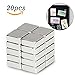 Produktbild Magnete Würfel, ikalula 20 Stück Neodym Magnete Extra Stark Klein Magnete für Kühlschrank, Magnettafel, Whiteboard, Glasmagnettafel Mini Magnete (10 x 10 x 4 mm)