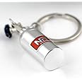 Semaphore® Mini Bottle Keychain Storage Key Ring,Key Holders for Car Keys(Black) compatible with All Car's & SUV's