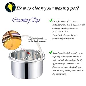 MAKARTT Wax Warmer Electric Hair Removal 14 oz Wax Melting Pot Wax Depilatory Machine - Image 3