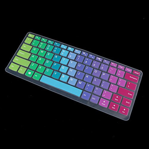 MagiDeal Wasserfest Tastatur Schutzhülle Silikon Abdeckung Schutz Film Staubschutz Haut für Lenovo 310S Keyboard – Als Bild Stil 4 - 6