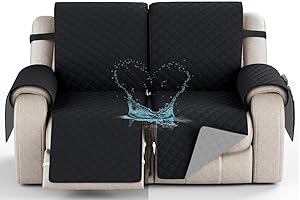 YNJJKA Reclining Chair Cover Sofa Covers Recliner 4 3 2 1 Seater Protector Waterproof for Armchair Chair, Non-Slip Fabric Couch Armchairs Protectors Pets(2134,2 SEATER 54")