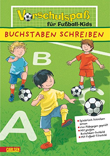 Vorschulspaß für Fußballkids: Buchstaben schreiben