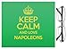 Produktbild Grün Keep Calm und Love Napoleons Objektiv Reinigungstuch Farbe 1663