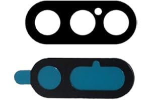 jbTec Kamera Glas Ersatz mit Kleber kompatibel mit Apple iPhone XS/XS Max - Camera Linse Glass Lens, Farbe:Schwarz