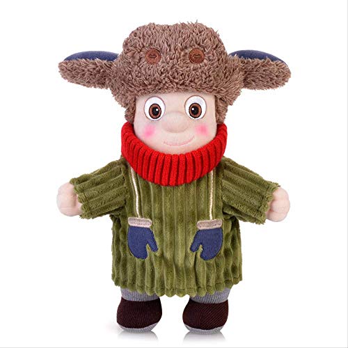 BEST9 Peluche Suave Juguete muñeca Lindo leñador Juguete Suave Juguete de Felpa Ropa Azul, 38cm